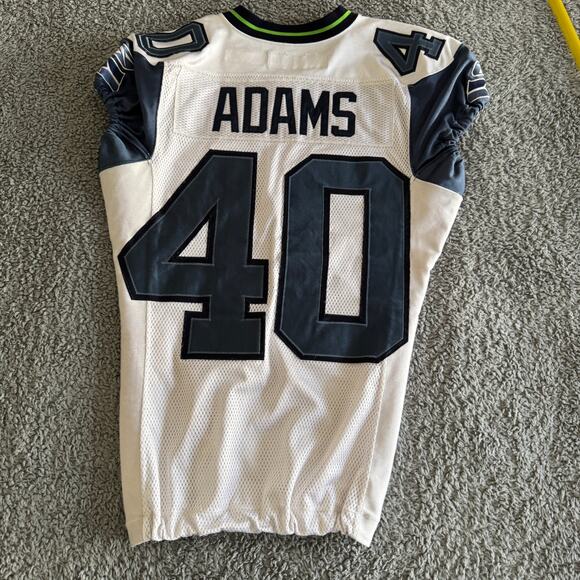 Authentic Reebok Game Issue Jersey 2010 NFL Seattle Seahawks Phillip Adams 42 - Picture 2 of 11